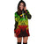 American Samoa Polynesian Hoodie Dress Map Reggae - Polynesian Pride