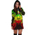 French Polynesia Polynesian Hoodie Dress Map Reggae - Polynesian Pride