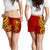 Polynesian Hawaii (Kanaka Maoli) Women Shorts - Red Tentacle Turtle - Polynesian Pride