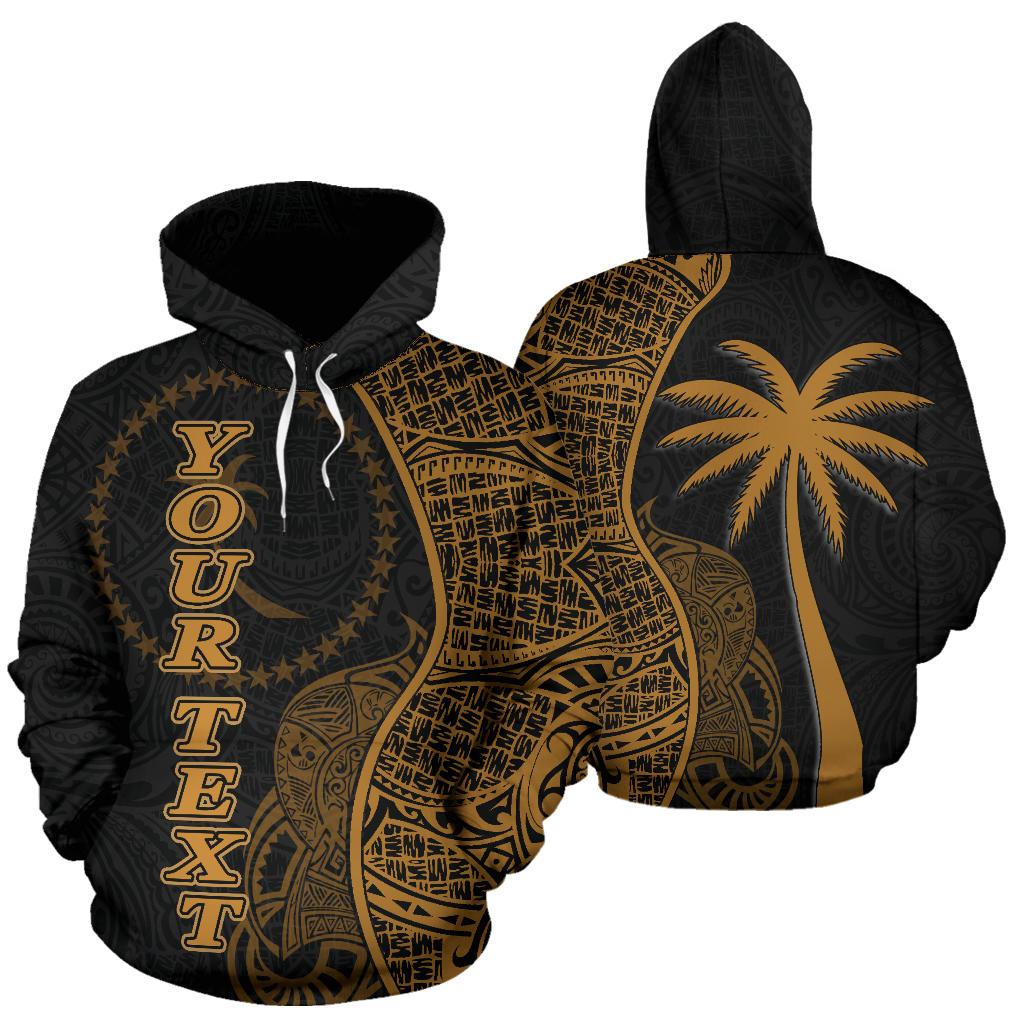 Chuuk Polynesian Custom Hoodie Coconut Gold Unisex Gold - Polynesian Pride