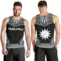 Nauru Men's Tank Top - Polynesian Chief Black Version - Polynesian Pride