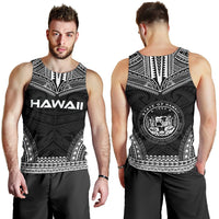 Hawaii Men's Tank Top - Polynesian Chief Black Version - Polynesian Pride
