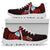 Guam Polynesian Sneakers - Coat Of Arm With Hibiscus - Polynesian Pride