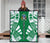 Norfolk Island Premium Quilt - Norfolk Island Coat Of Arms Polynesian White Tattoo (Green) - Polynesian Pride