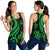 Vanuatu Women's Racerback Tank - Green Tentacle Turtle - Polynesian Pride