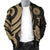 American Samoa Bomber Jacket - Gold Tentacle Turtle - Polynesian Pride