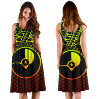 Polynesian Yap Women's Dress - Reggae Vintage Polynesian Patterns - Polynesian Pride