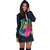 Pohnpei Micronesia Women's Hoodie Dress - Tropical Flower - Polynesian Pride