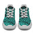 Hawaii White Chunky Sneakers Turquoise - Circle Style - Polynesian Pride