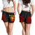 Polynesian Custom Personalised Hawaii Women's Shorts - Hawaiian Spirit Women Red - Polynesian Pride