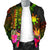 The Philippines Polynesian Personalised Men's Bomber Jacket - Hibiscus and Banana Leaves - Polynesian Pride