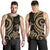 Palau Men's Tank Top - Gold Tentacle Turtle - Polynesian Pride