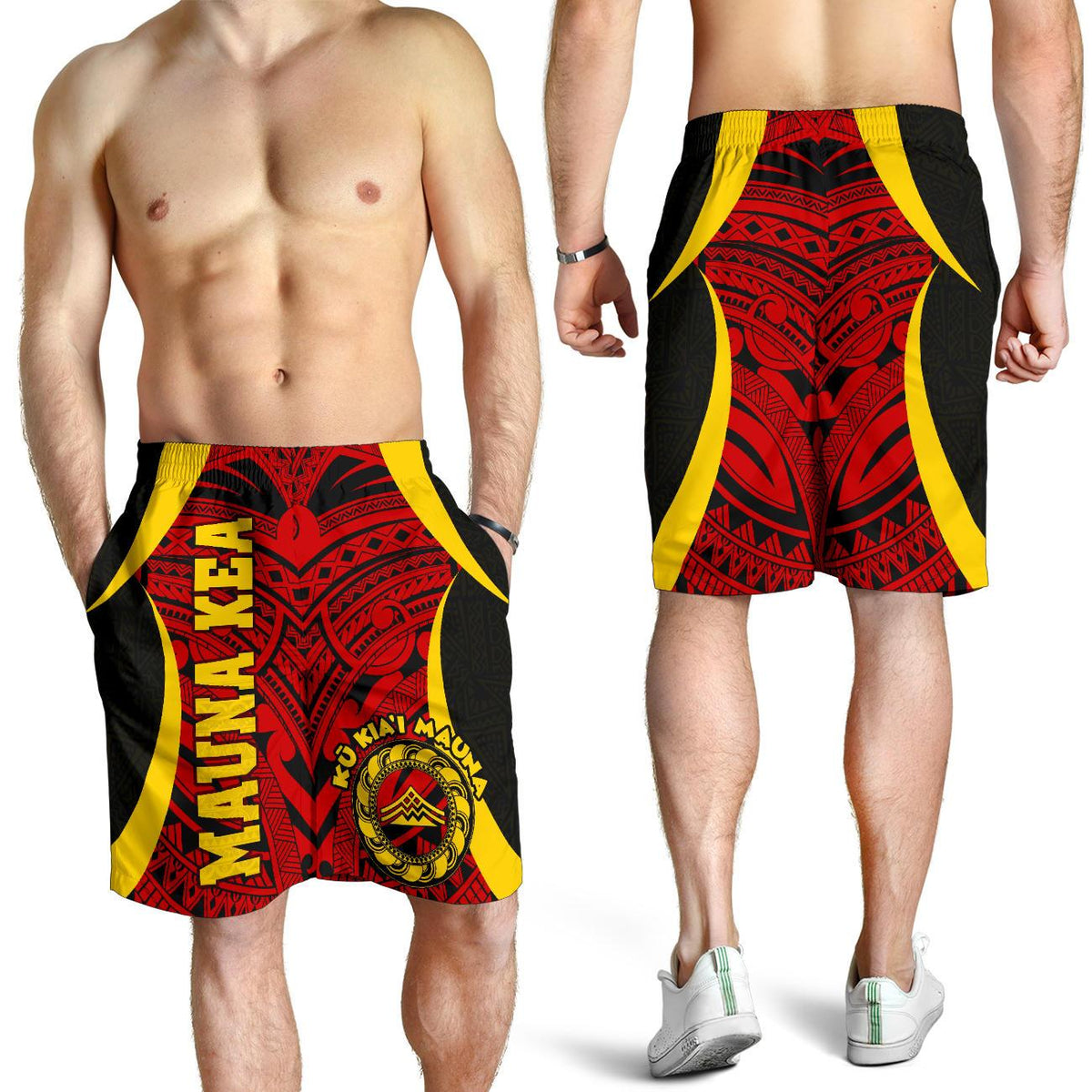 Hawaii Men Shorts - Protect Mauna Kea - Polynesian Pride
