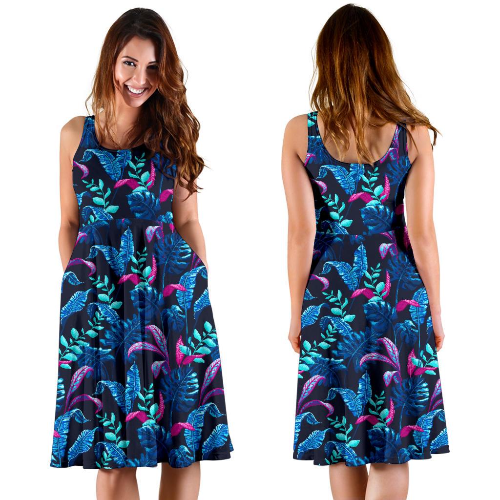 Hawaii Tree Midi Dress - Polynesian Pride