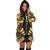 Society Islands Hoodie Dress - Polynesian Tattoo Gold - Polynesian Pride