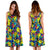 Hawaii Tropical Pattern Mix Midi Dress - Polynesian Pride