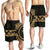 Chuuk Polynesian All Over Print Men's Short - Gold Version - Polynesian Pride