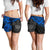 Samoa Polynesian Shorts (Women) - Blue Turtle - Polynesian Pride