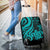 Fiji Polynesian Luggage Covers - Turquoise Tentacle Turtle Crest - Polynesian Pride