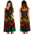 Wallis And Futuna Polynesian Midi Dress - Turtle Hibiscus Reggae - Polynesian Pride