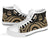 Vanuatu High Top Canvas Shoes - Gold Tentacle Turtle - Polynesian Pride