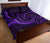 New Zealand Maori Mangopare Quilt Bed Set Polynesian - Purple - Polynesian Pride