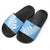 Fiji Tapa Rugby Slide Sandals version Style You Win - Blue - Polynesian Pride