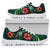 Hawaii Polynesian Sneakers - Green Turtle Hibiscus - Polynesian Pride