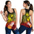 Federated States of Micronesia Women's Racerback Tank - Humpback Whale with Tropical Flowers (Yellow) - Polynesian Pride