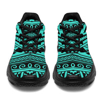 Polynesian Seamless Turquoise Chunky Sneakers - Polynesian Pride