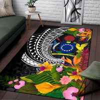 Cook Islands Area Rug - Seal Spiral Polynesian Patterns - Polynesian Pride