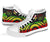 Palau High Top Canvas Shoes - Reggae Tentacle Turtle - Polynesian Pride