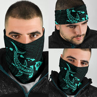 Hawaii Kakau Polynesian Hammerhead Shark Bandana 3 - Pack - Turquoise - Polynesian Pride