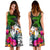 Niue Midi Dress - Turtle Plumeria Banana Leaf - Polynesian Pride