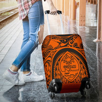 Polynesian Luggage Covers - Guam Flag, Seal with Maui Moana Tattoo - Polynesian Pride