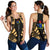 Cook Islands Women Racerback Tank - Polynesian Tattoo Gold - Polynesian Pride