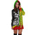 Polynesian Hawaii Custom Personalised Hoodie Dress Reggae - Turtle with Hook - Polynesian Pride