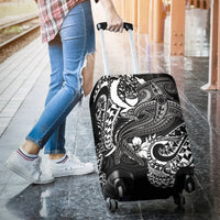 Pohnpei Luggage Covers - White Shark Polynesian Tattoo - Polynesian Pride