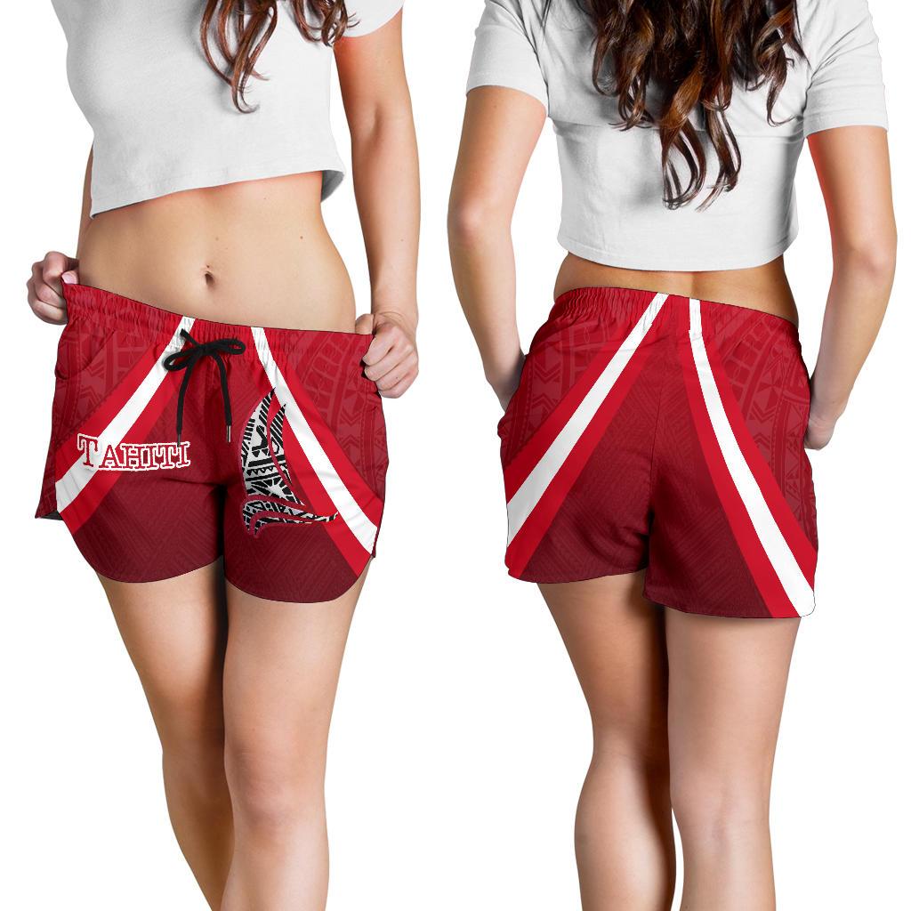 Tahiti Women's Shorts - Sailing Style Women Red - Polynesian Pride