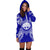 Federated States Of Micronesian Polynesian Hoodie Dress Map Blue - Polynesian Pride