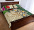 Kanaka Maoli (Hawaiian) Polynesian Quilt Bed Set - Hibiscus Turtle Tattoo Beige - Polynesian Pride