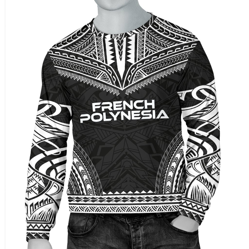 French Polynesia Sweater - Polynesian Chief Black Version - Polynesian Pride