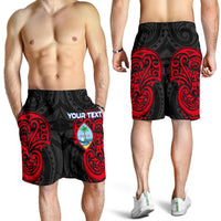 Guam Polynesian Custom Personalised Men's Short - Guam Spirit Black - Polynesian Pride