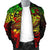 Guam Polynesian Men's Bomber Jacket - Reggae Shark Polynesian Tattoo - Polynesian Pride