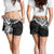 Cook Islands Polynesian Shorts (Women) - White Turtle - Polynesian Pride