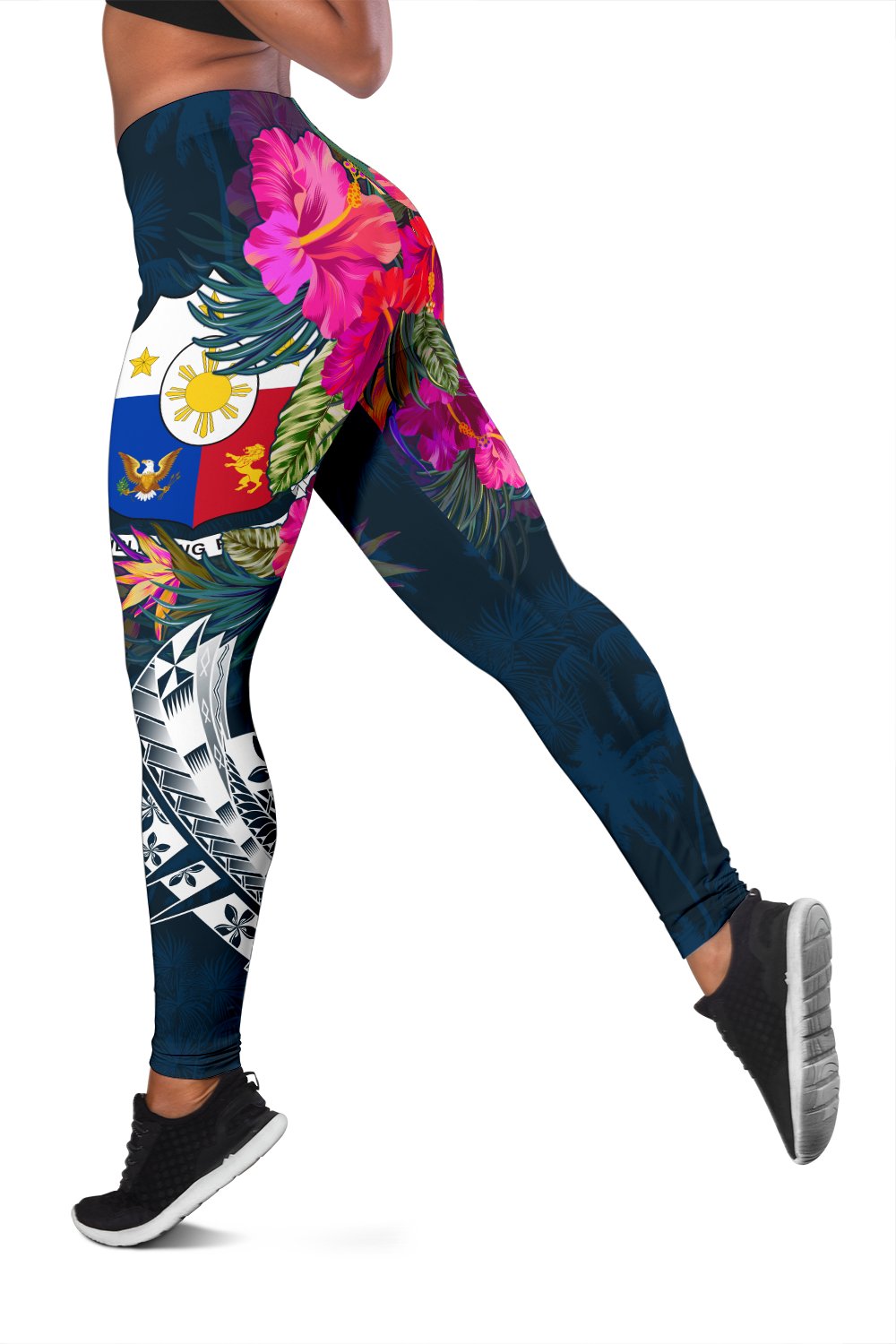 The Philippines Personalised Women's Leggings - Summer Vibes - Polynesian Pride