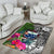 Samoa Area Rug - Turtle Plumeria Banana Leaf - Polynesian Pride