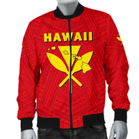 Hawaii Kanaka Polynesian Men's Bomber Jacket - Polynesian Pride