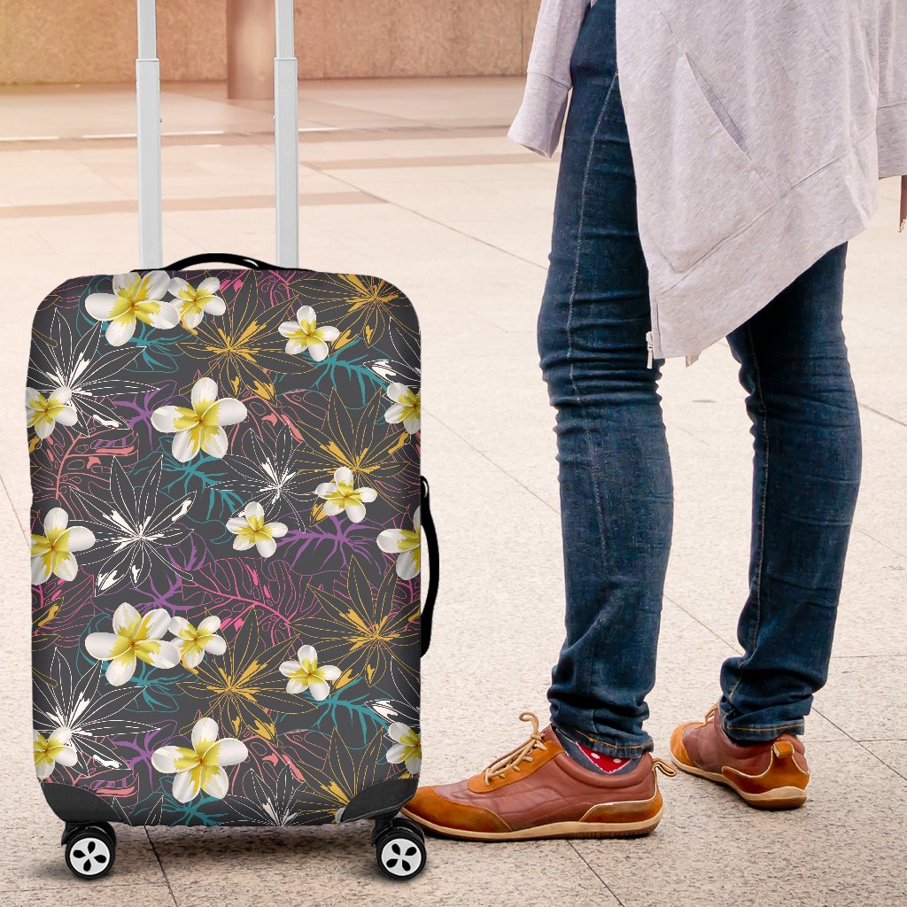 Plumeria Luggage Cover 02 - Polynesian Pride