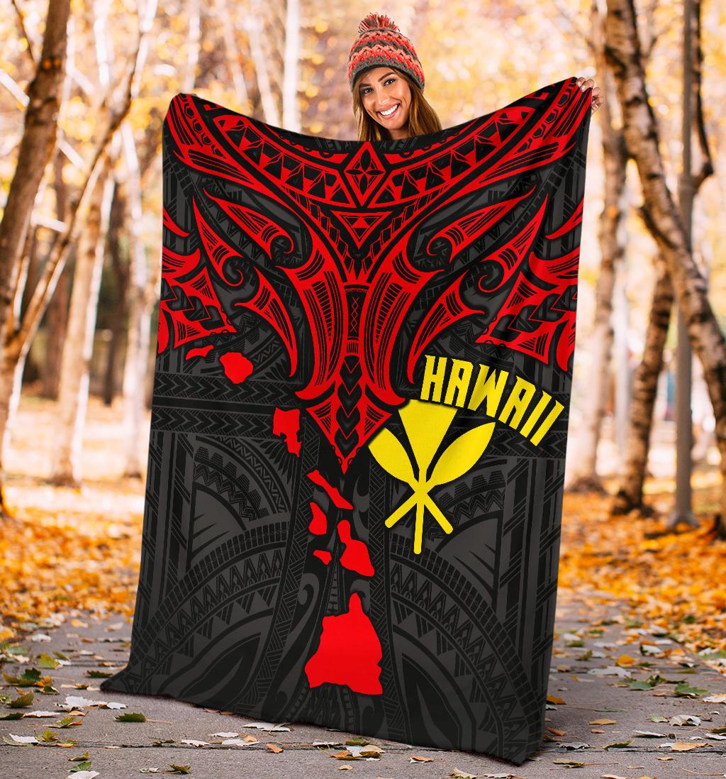 Polynesian Hawaii Premium Blanket - Polynesian Whale Tail - Polynesian Pride